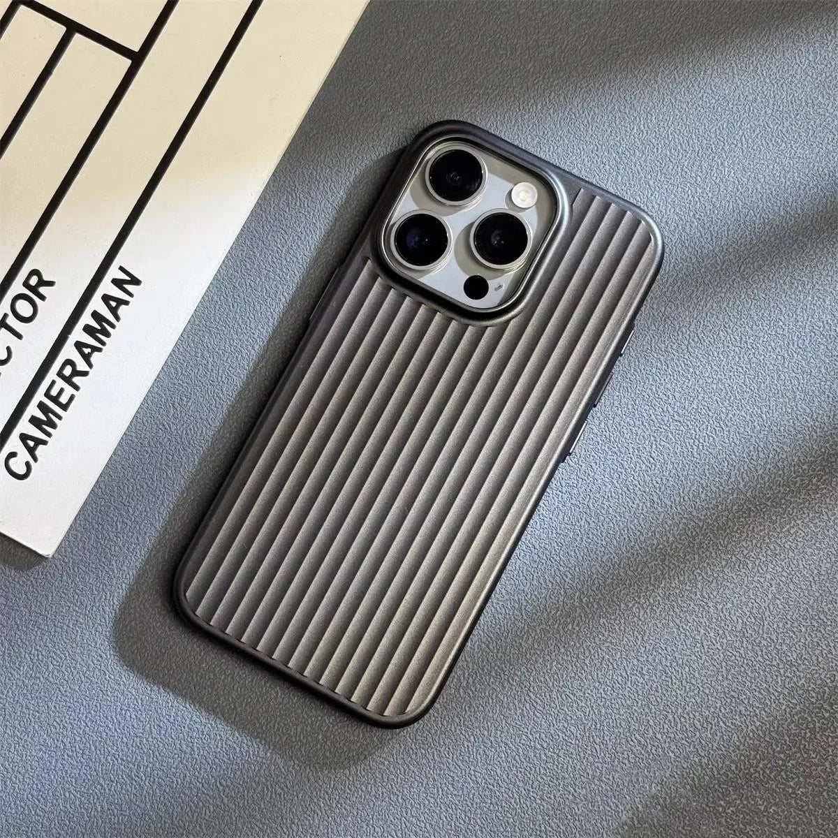 Premium Phone Case | Ribbed Aluminum Design