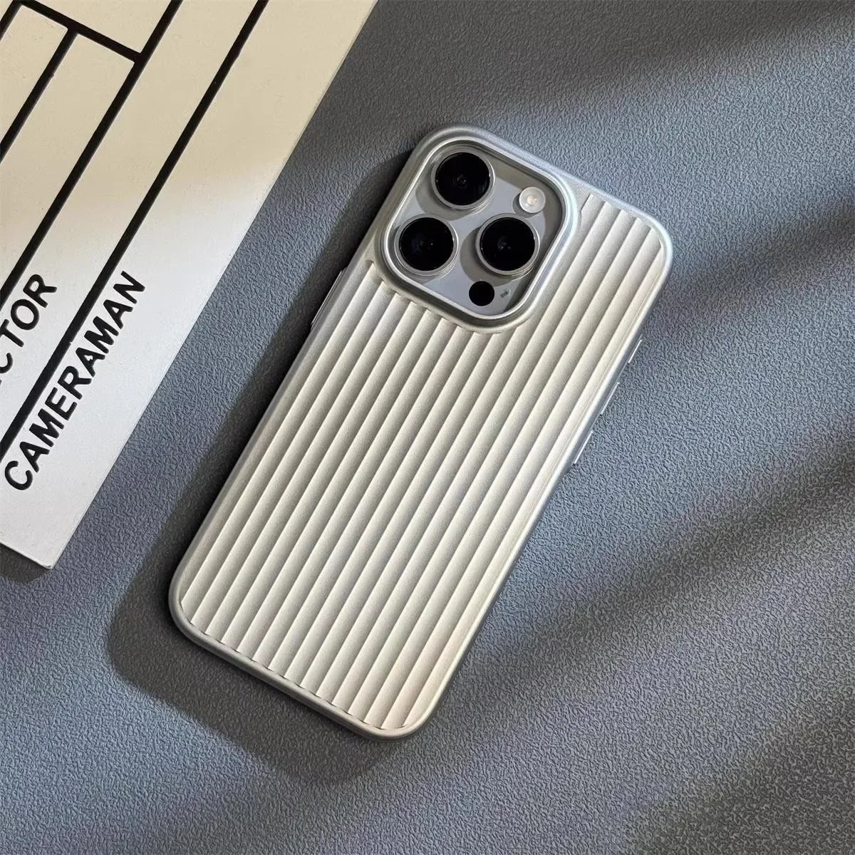 Premium Phone Case | Ribbed Aluminum Design